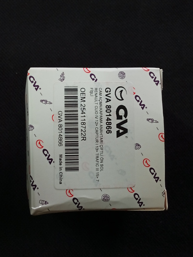 کلید شیشه بالابر دوتایی جلو چپ رنو سیمبل - برند GVA
